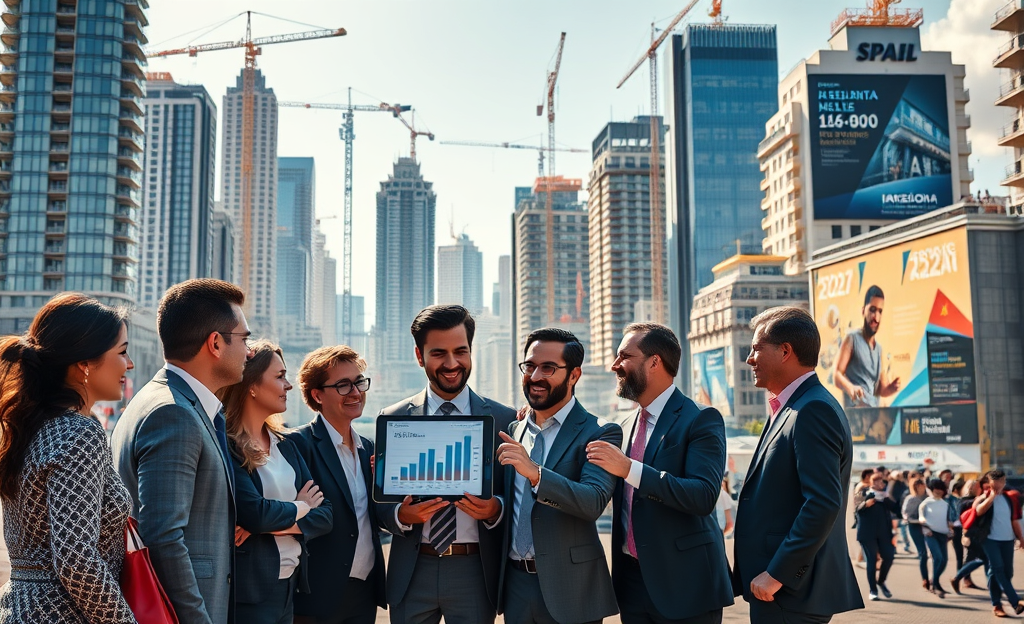 Inversión inmobiliaria en España alcanza récord histórico en primer trimestre.