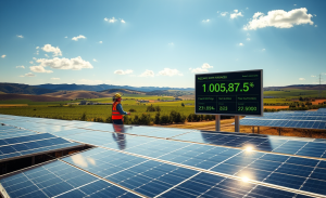Gráfico que ilustra la disminución en la inversión en energías renovables en comparación con la alta factura eléctrica y la potencial descarbonización del sistema eléctrico.