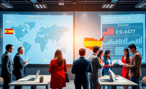 Gráfico sobre las relaciones económicas y el impacto de las inversiones entre España y Estados Unidos según El Informe Puente 2026.