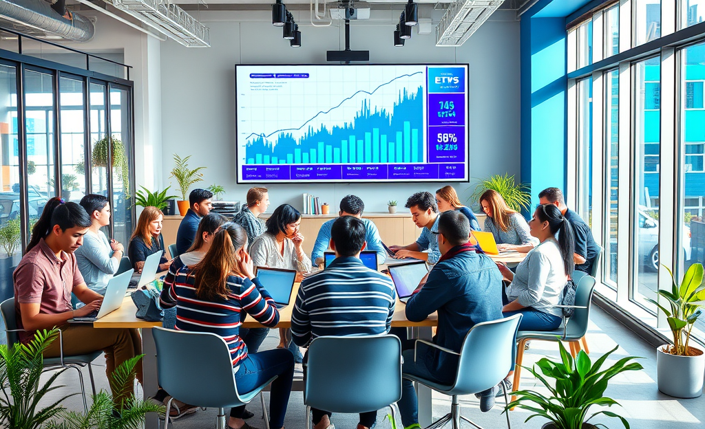 Jóvenes de la Generación Z invirtiendo en el mercado financiero, representando un aumento significativo en las inversiones.