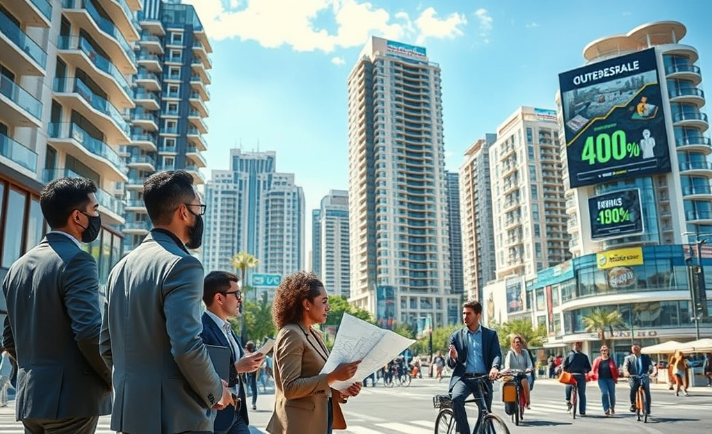 Gráfico ilustrativo de la inversión inmobiliaria en España mostrando el aumento significativo en el primer trimestre de 2026.