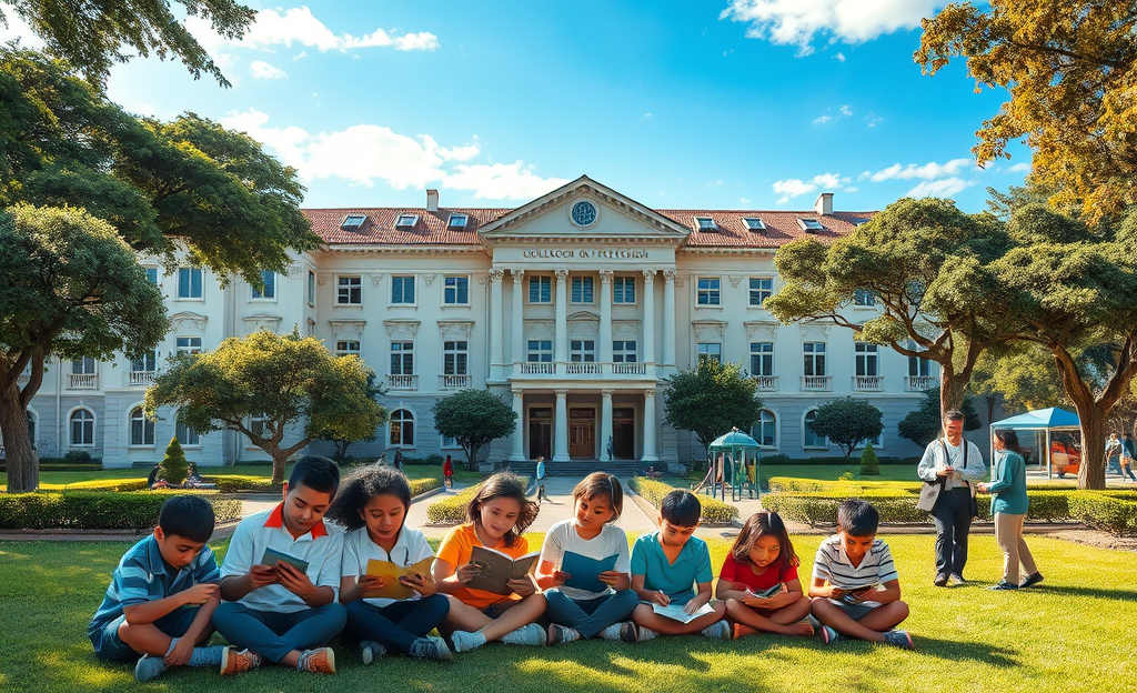 El Colegio Peleteiro, emblemático centro educativo, ahora en manos de una multinacional.