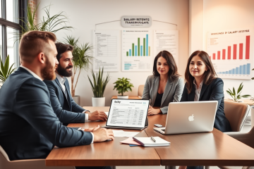 Imagen que representa la implementación de la directiva de transparencia salarial en Europa, enfocada en la igualdad salarial entre hombres y mujeres.