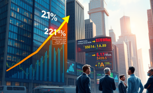 Gráfico que muestra el crecimiento económico asociado a la inversión en inteligencia artificial y otros factores