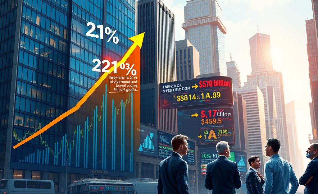 Gráfico que muestra el crecimiento económico asociado a la inversión en inteligencia artificial y otros factores
