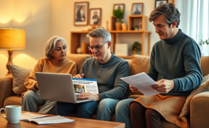 Adultos mayores de 30 años solicitando ayuda mensual por vivir con sus padres debido a dificultades económicas.