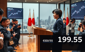 La ministra de Finanzas de Japón habla sobre la política monetaria y la inflación.
