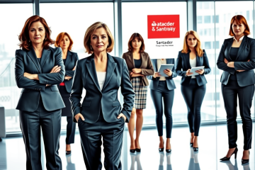 Infografía sobre el ranking de las 100 mujeres más poderosas del mundo con Ana Botín, Jane Fraser y otras líderes destacadas.