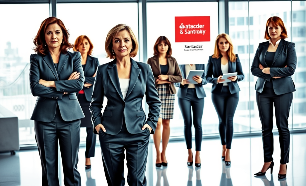 Infografía sobre el ranking de las 100 mujeres más poderosas del mundo con Ana Botín, Jane Fraser y otras líderes destacadas.
