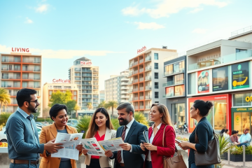 Gráfico de crecimiento de la inversión inmobiliaria en España, mostrando sectores destacados como 'living' y 'multifamily'.