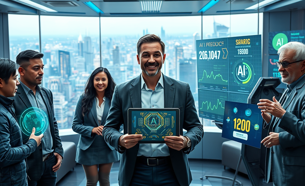 Imagen de los nuevos multimillonarios de la inteligencia artificial en la lista Forbes 2026.