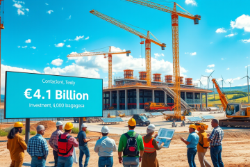 Nueva gigafábrica de baterías en España con gran inversión y creación de empleos.