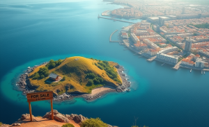 Isla de Mullagrach disponible por un precio accesible frente al alto costo de la vivienda en grandes ciudades.