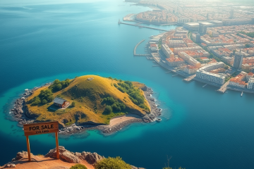 Isla de Mullagrach disponible por un precio accesible frente al alto costo de la vivienda en grandes ciudades.