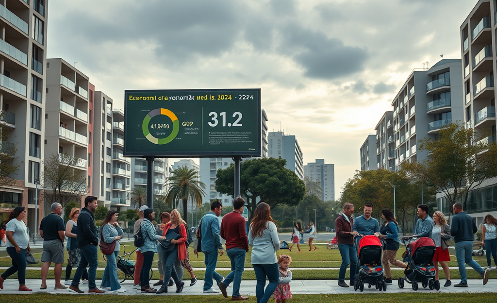 Gráfica que muestra la caída de nacimientos y la baja natalidad en España en 2024.