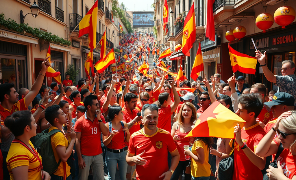 Celebración de la victoria en el Mundial y su efecto en el consumo en el país.