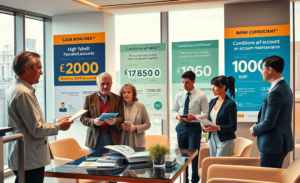 Gráfica mostrando la competencia entre bancos para atraer cuentas nómina con promociones y bonificaciones atractivas.