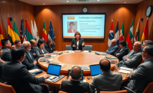 Yolanda Díaz anuncia su candidatura para la dirección de la OIT, resaltando la importancia de los derechos de los trabajadores.