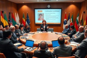 Yolanda Díaz anuncia su candidatura para la dirección de la OIT, resaltando la importancia de los derechos de los trabajadores.