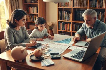 Infografía sobre el impacto de la inflación en las cuentas de ahorro para hijos y la importancia de decisiones financieras informadas.