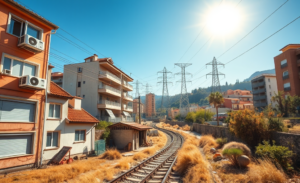 Gráfico que ilustra el impacto económico de las olas de calor en diversos sectores como vivienda, transporte y energía.