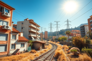 Gráfico que ilustra el impacto económico de las olas de calor en diversos sectores como vivienda, transporte y energía.