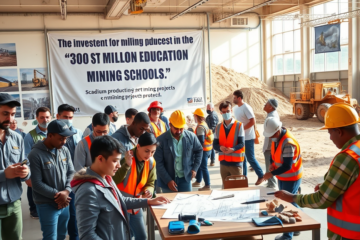 Inversión de 100 millones de dólares para la educación en minería y creación de empleo.