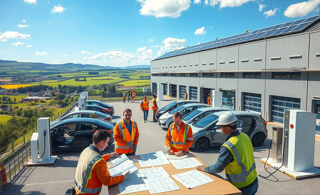 Instalación de la fábrica de vehículos eléctricos de SAIC Motor, símbolo de inversión y empleo en la región.