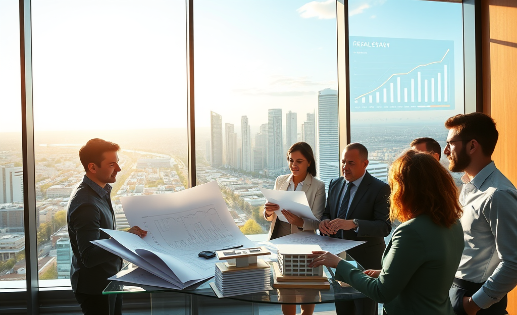 Gráfica sobre el crecimiento de la inversión inmobiliaria en España