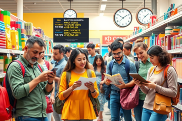 Estudio sobre el gasto medio escolar y estrategias de ahorro para la vuelta al cole.