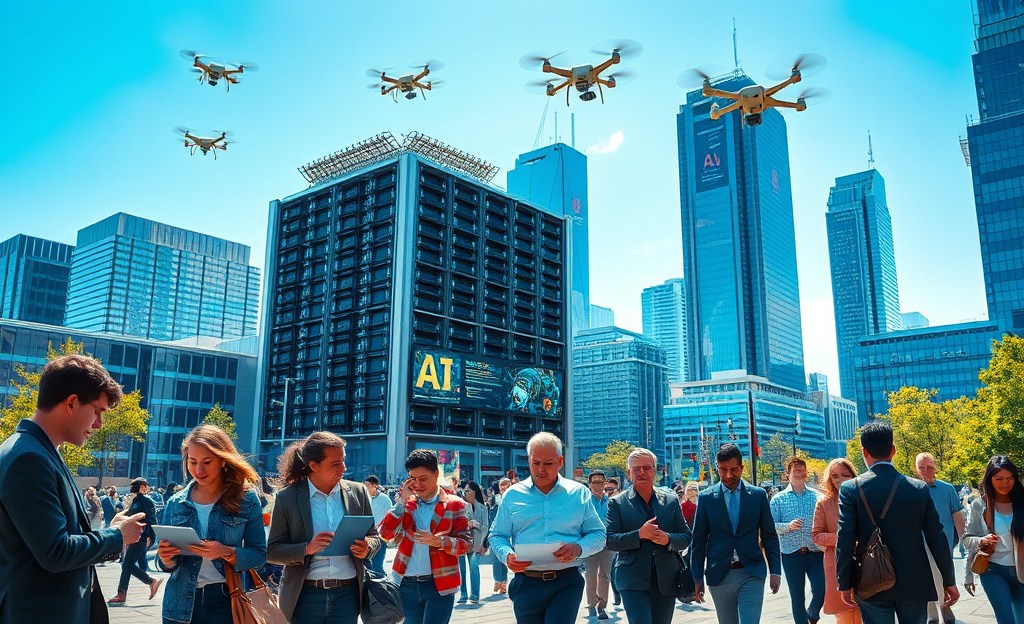 Transformación económica en Estados Unidos a través de la inteligencia artificial.