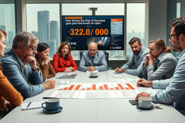 Imagen que representa el impacto del aumento de precios en familias y empresas durante las vacaciones, mostrando combustibles, gas y electricidad.