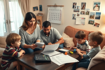 Gráfico que ilustra el impacto de la crisis económica en los gastos de crianza de las familias españolas.