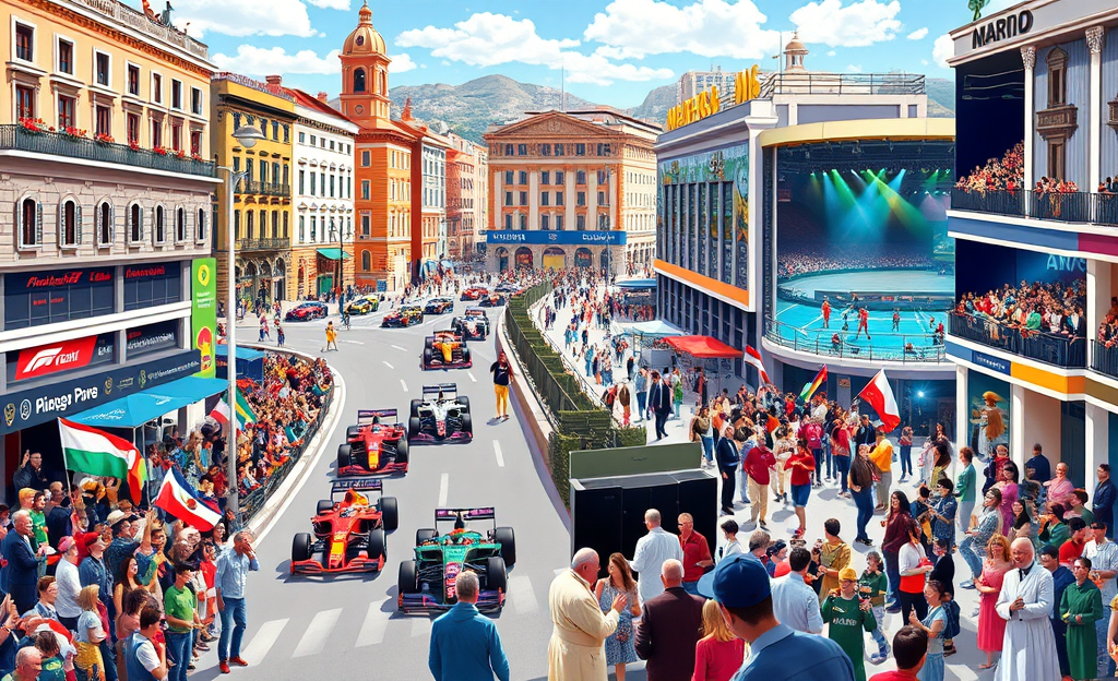 Análisis del impacto económico de eventos importantes en 2026, como la Fórmula 1 y el Mutua Madrid Open.